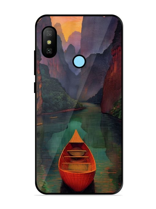 Serene Passage Glossy Soft Edge Case for Xiaomi Redmi 6 Pro Chachhi