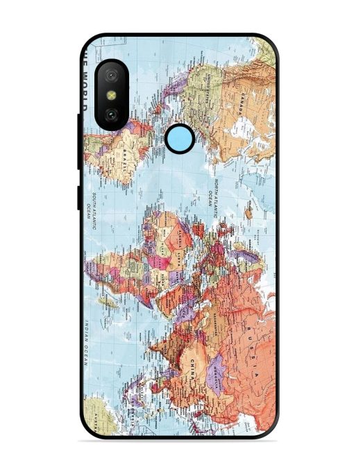 Our Blue Marble Glossy Soft Edge Case for Xiaomi Redmi 6 Pro Chachhi