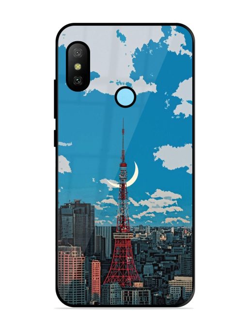 Tokyo Twilight Glossy Soft Edge Case for Xiaomi Redmi 6 Pro Chachhi