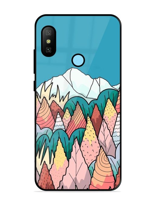 Mountain Dreamscape Glossy Soft Edge Case for Xiaomi Redmi 6 Pro Chachhi