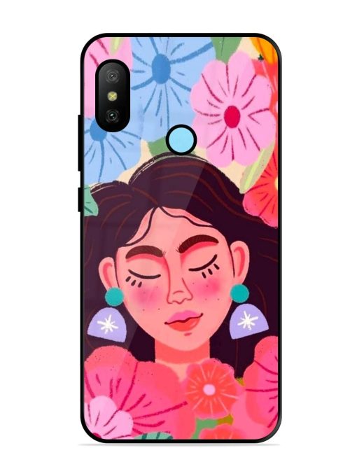 Blooming Serenity Glossy Soft Edge Case for Xiaomi Redmi 6 Pro Chachhi