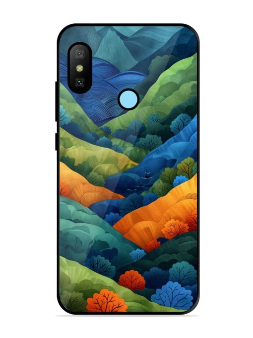 Serene Summits Glossy Soft Edge Case for Xiaomi Redmi 6 Pro Chachhi