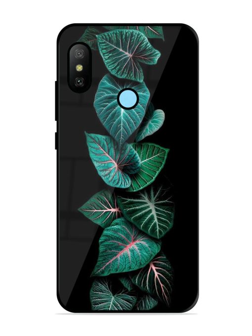 Emerald Elegance Glossy Soft Edge Case for Xiaomi Redmi 6 Pro Chachhi