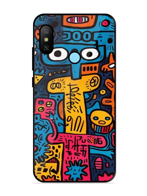 Doodletopia Glossy Soft Edge Case for Xiaomi Redmi 6 Pro Chachhi