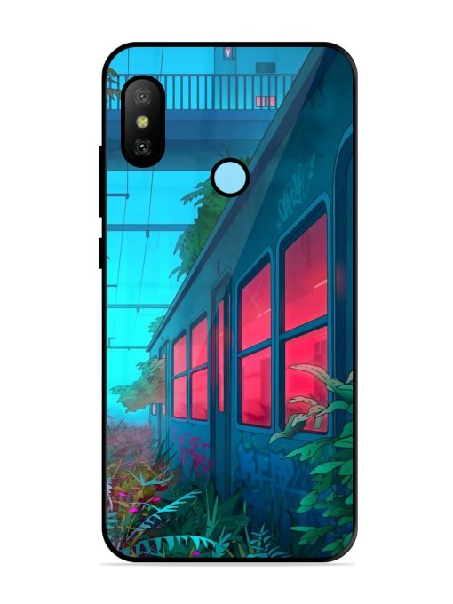 Urban Jungle Glossy Soft Edge Case for Xiaomi Redmi 6 Pro Chachhi