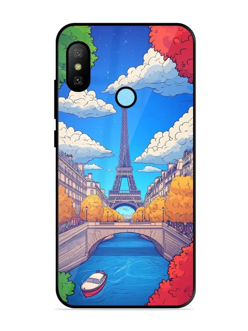 Parisian Panorama Glossy Soft Edge Case for Xiaomi Redmi 6 Pro Chachhi