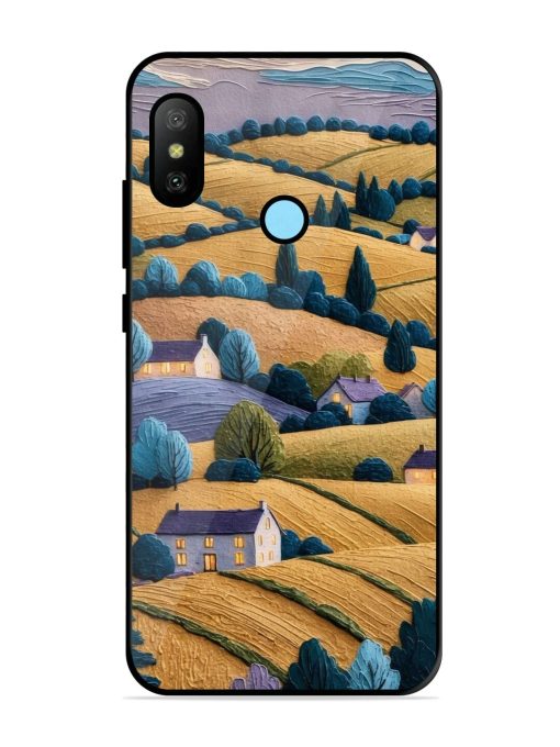 Rolling Hilltop Haven Glossy Soft Edge Case for Xiaomi Redmi 6 Pro Chachhi