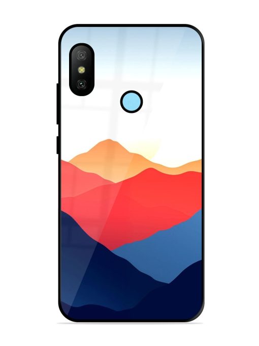 Sunset Peaks Glossy Soft Edge Case for Xiaomi Redmi 6 Pro Chachhi