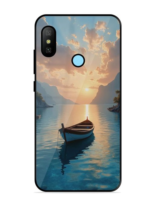 Serene Sunset Glossy Soft Edge Case for Xiaomi Redmi 6 Pro Chachhi