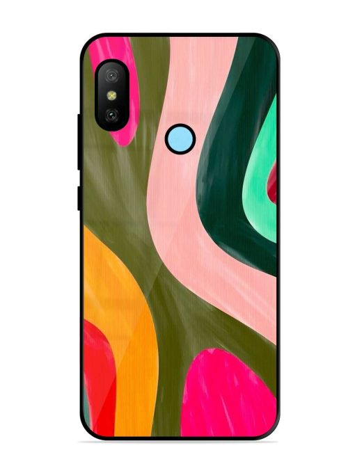 Wavy Wonder Glossy Soft Edge Case for Xiaomi Redmi 6 Pro Chachhi