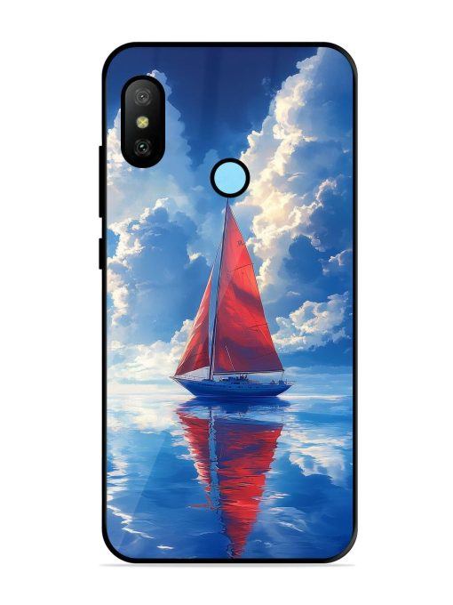 Crimson Sails Glossy Soft Edge Case for Xiaomi Redmi 6 Pro Chachhi