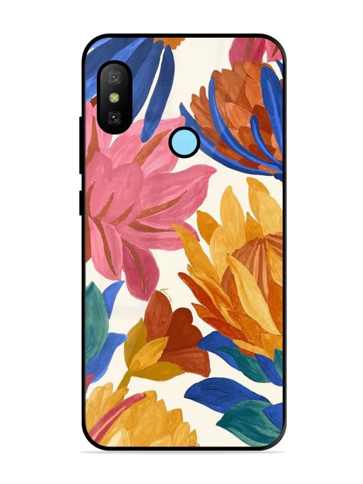 Blooming Tapestry Glossy Soft Edge Case for Xiaomi Redmi 6 Pro Chachhi