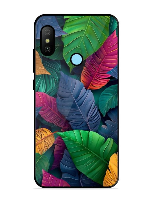 Tropical Tapestry Glossy Soft Edge Case for Xiaomi Redmi 6 Pro Chachhi