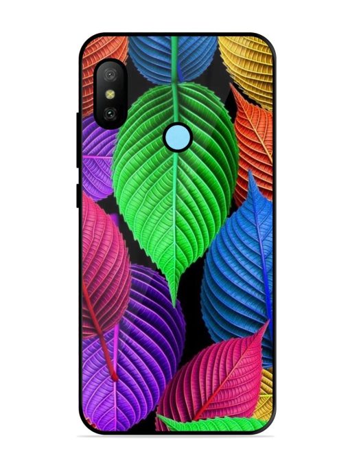 Rainbow Leaf Symphony Glossy Soft Edge Case for Xiaomi Redmi 6 Pro Chachhi