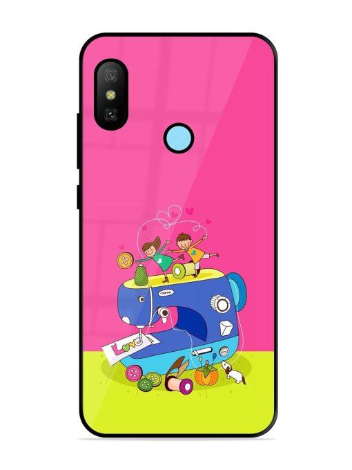 Sew Cute Glossy Soft Edge Case for Xiaomi Redmi 6 Pro Chachhi