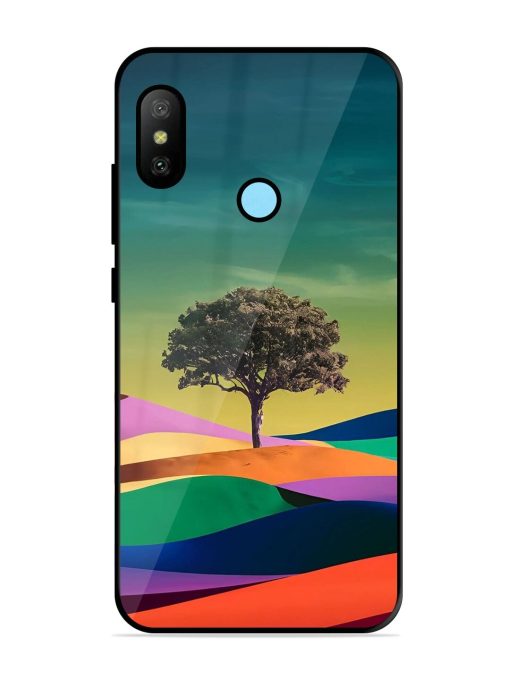 Rainbow'S Lone Sentinel Glossy Soft Edge Case for Xiaomi Redmi 6 Pro Chachhi