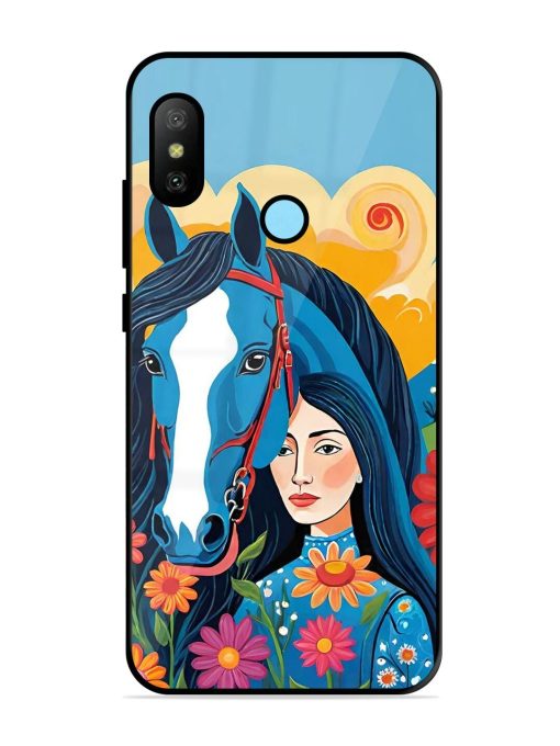 Equine Enchantment Glossy Soft Edge Case for Xiaomi Redmi 6 Pro Chachhi