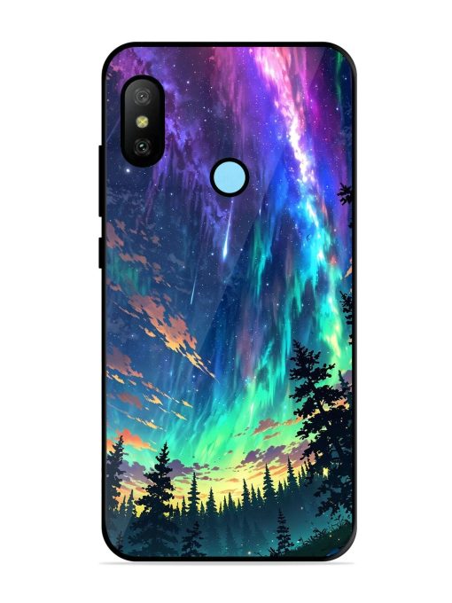 Cosmic Canvas Glossy Soft Edge Case for Xiaomi Redmi 6 Pro Chachhi