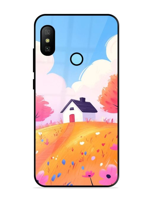 Hilltop Haven Glossy Soft Edge Case for Xiaomi Redmi 6 Pro Chachhi