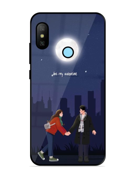 Moonlight Proposal Glossy Soft Edge Case for Xiaomi Redmi 6 Pro Chachhi