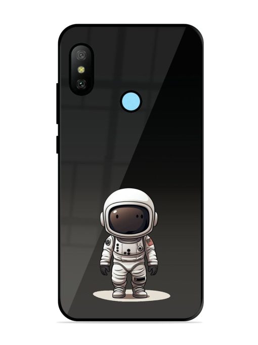 Neon Astronaut Glossy Soft Edge Case for Xiaomi Redmi 6 Pro Chachhi