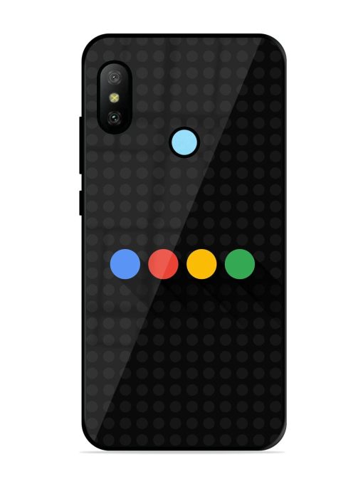 Google Dots Glossy Soft Edge Case for Xiaomi Redmi 6 Pro Chachhi