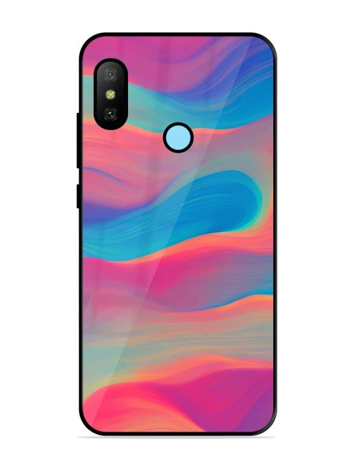 Wavy Wonder Glossy Soft Edge Case for Xiaomi Redmi 6 Pro Chachhi