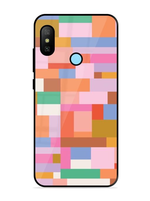 Colorful Chaos Glossy Soft Edge Case for Xiaomi Redmi 6 Pro Chachhi