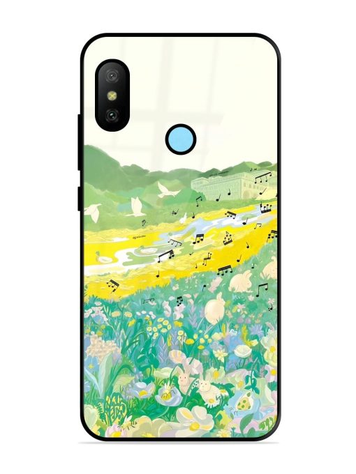 Melody In Bloom Glossy Soft Edge Case for Xiaomi Redmi 6 Pro Chachhi