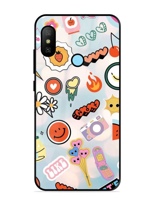 Cheerful Glossy Soft Edge Case for Xiaomi Redmi 6 Pro Chachhi