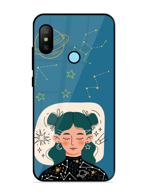 Cosmic Daydreamer Glossy Soft Edge Case for Xiaomi Redmi 6 Pro Chachhi