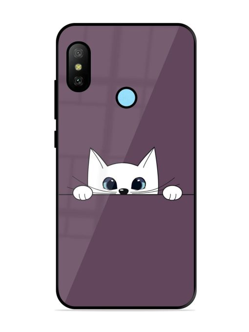 Peek-A-Boo Kitty Glossy Soft Edge Case for Xiaomi Redmi 6 Pro Chachhi