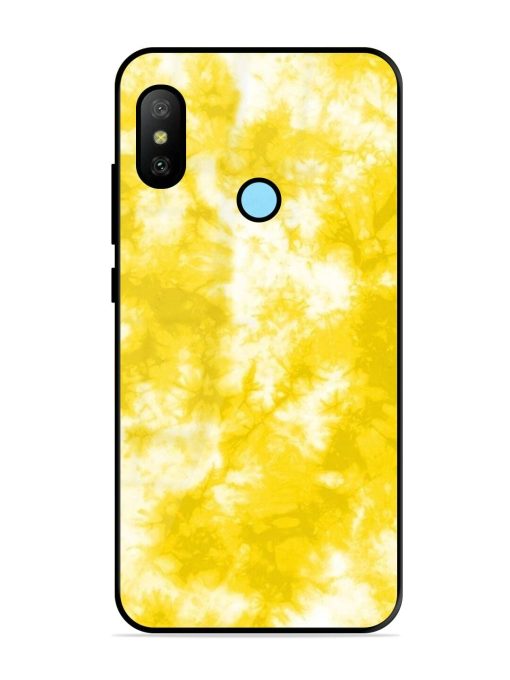 Golden Tie-Dye Twirl Glossy Soft Edge Case for Xiaomi Redmi 6 Pro