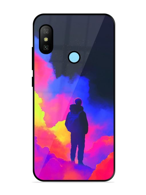 Cosmic Wanderer Glossy Soft Edge Case for Xiaomi Redmi 6 Pro Chachhi