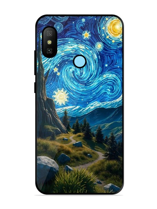 Starry Night In The Shire Glossy Soft Edge Case for Xiaomi Redmi 6 Pro Chachhi