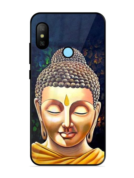 Buddha Face Glossy Soft Edge Case for Xiaomi Redmi 6 Pro Chachhi