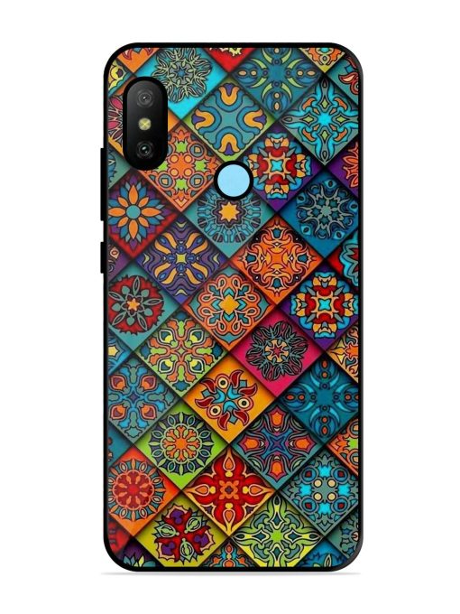 Patchwork Mandala Mosaic Glossy Soft Edge Case for Xiaomi Redmi 6 Pro Chachhi