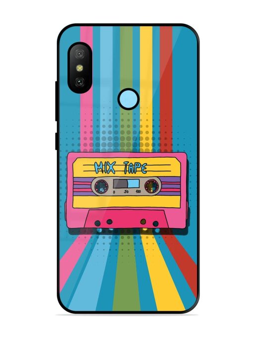 Retro Cassette Tapes Glossy Soft Edge Case for Xiaomi Redmi 6 Pro Chachhi