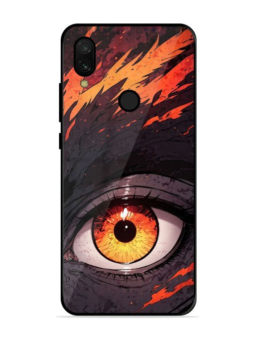 Inferno Gaze Glossy Soft Edge Case for Xiaomi Redmi 7 Chachhi