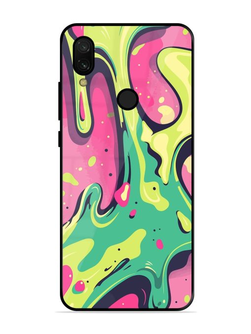 Gooey Grooves Glossy Soft Edge Case for Xiaomi Redmi 7 Chachhi