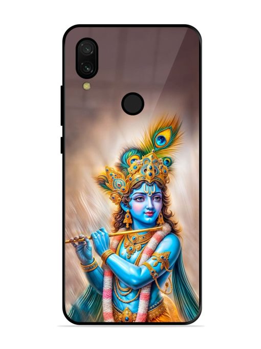 Divine Krishna Glossy Soft Edge Case for Xiaomi Redmi 7 Chachhi