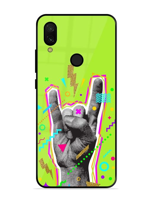 Neon Rock Glossy Soft Edge Case for Xiaomi Redmi 7 Chachhi