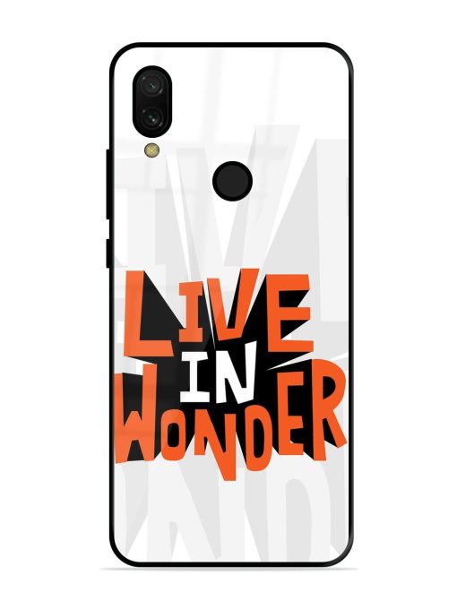 Wonder Burst Glossy Soft Edge Case for Xiaomi Redmi 7 Chachhi