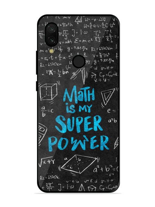 Math Magic Glossy Soft Edge Case for Xiaomi Redmi 7 Chachhi