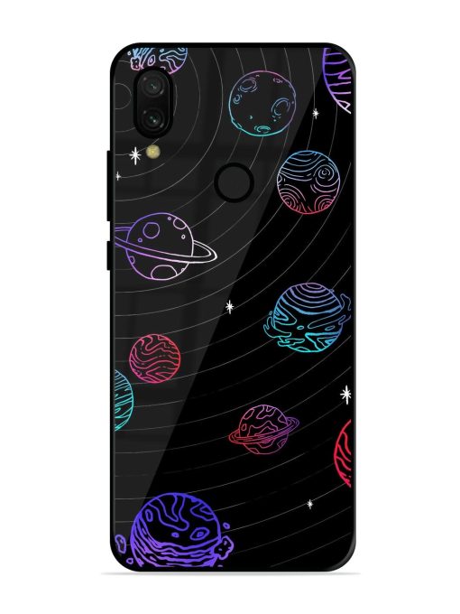 Cosmic Ballet Glossy Soft Edge Case for Xiaomi Redmi 7 Chachhi