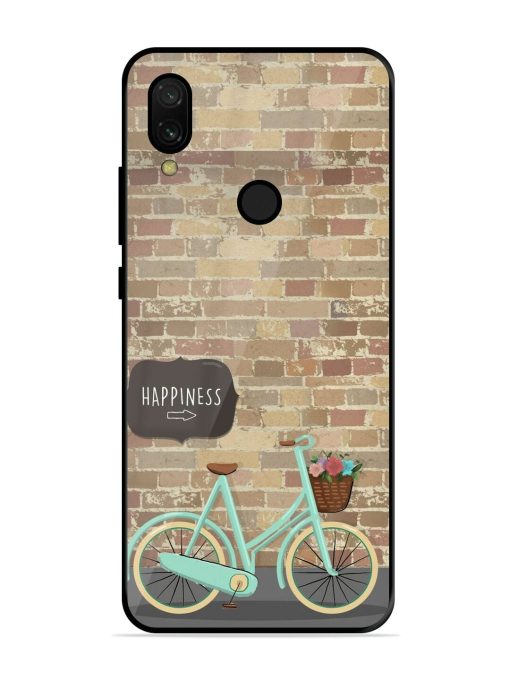 Pedaling Towards Happiness Glossy Soft Edge Case for Xiaomi Redmi 7 Chachhi