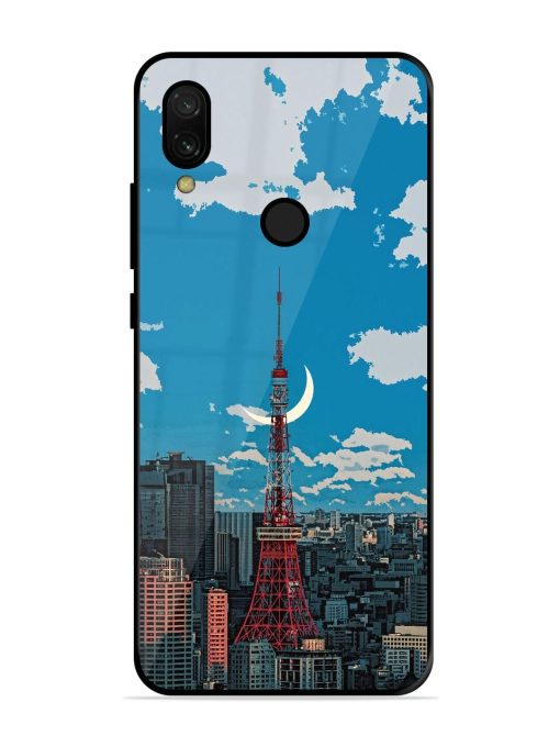 Tokyo Twilight Glossy Soft Edge Case for Xiaomi Redmi 7 Chachhi