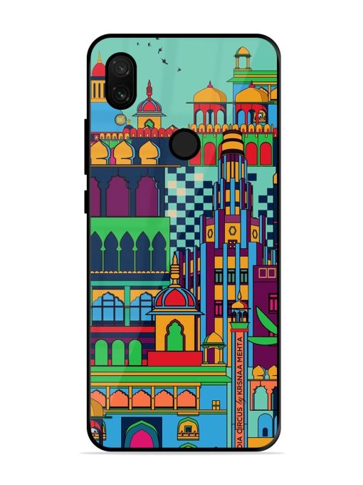 Indian Tapestry Glossy Soft Edge Case for Xiaomi Redmi 7 Chachhi