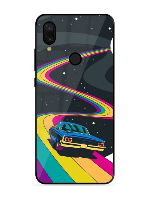 Rainbow Road Glossy Soft Edge Case for Xiaomi Redmi 7 Chachhi