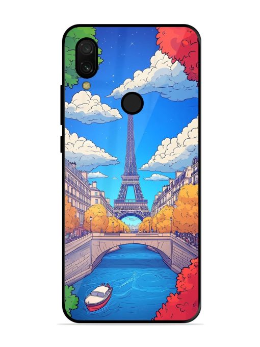 Parisian Panorama Glossy Soft Edge Case for Xiaomi Redmi 7 Chachhi